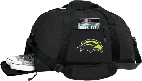 Vista 26 de Texas A&M Bolsa de lona - Texas A&M Aggies - Bolsas de gimnasio con bolsillo para zapatos, Negro