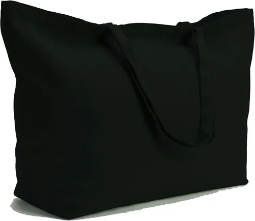Vista 19 de Bolsa de lona grande, extra grande, para compras, playa, reutilizable, más grande, bolsa sólida lisa de 28 x 8 x 16 pulgadas Largest Plain Solid