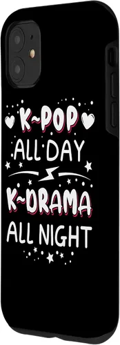 Vista 2 de Estuche K-Pop para iPhone 11 Fashion para los fanáticos de K-Drama coreano y K-Pop
