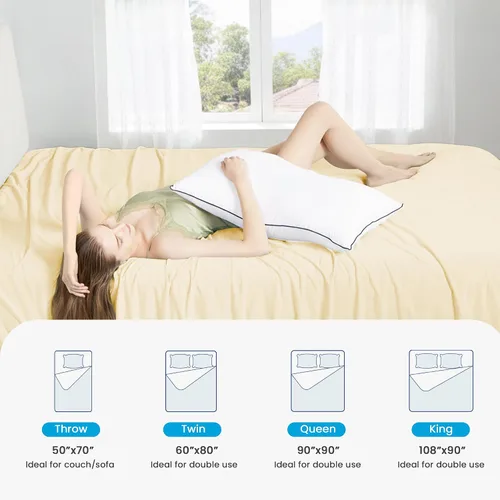 Vista 5 de HYLEORY - Mantas refrescantes para personas que duermen con calor, manta fresca de verano para mantener el cuerpo fresco para sudores nocturnos