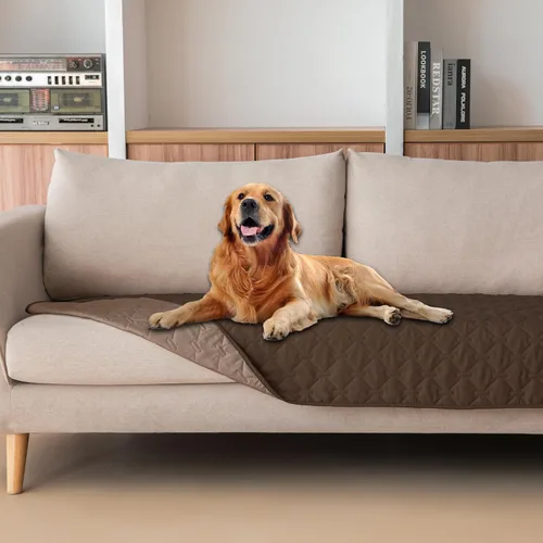 Vista 30 de gogobunny Manta para mascotas 3 veces más resistente, impermeable y a prueba de arañazos; protector de muebles reversible para perros y gatos, funda
