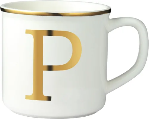 Vista 27 de Taza de Café de Cerámica Miicol 16 oz, Taza de Café Monograma, Taza de Té con Inicial Dorada, Taza de Té Personalizada, Regalo Único, Taza Grande
