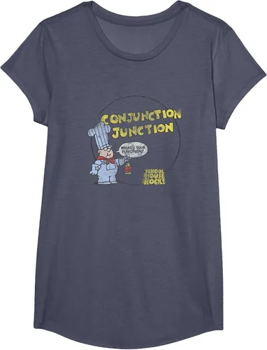 Vista 15 de Schoolhouse Rock Conjunction Junction Conductor Retro TV Camiseta Asfalto