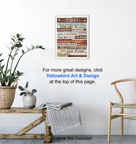 Vista 6 de Letrero motivacional para pared, impresión fotográfica de 8 x 10 con frases inspiradoras, citas, frases, regalo único y genial para hombres