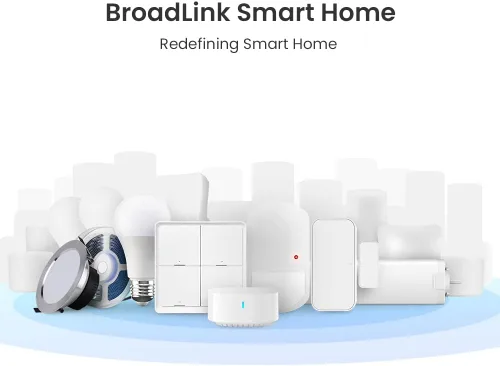 Vista 9 de BroadLink Kit de inicio inteligente para el hogar: incluye 3 bombillas, 1 interruptor de escena y 1 concentrador, utiliza tecnología FastCon