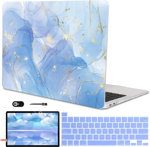 Vista 12 de Funda compatible con MacBook Pro de 13 pulgadas 2022 2021-2020 versión A2338 M2/M1 A2251 A2289 A2159 A1989 A1706 Touch ID, carcasa rígida