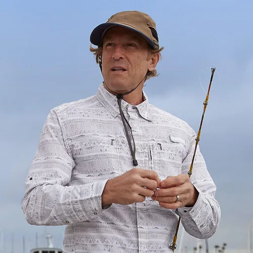 Vista 6 de Coolibar Gorra de pesca convertible Caleb UPF 50+ para hombre, protección solar