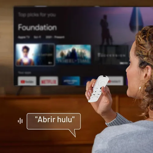 Vista 8 de para Reemplazo de Mando a Distancia Google Chromecast, Compatible con Chromecast Google TV y Streaming (Solo para Equipo Blanco)