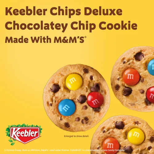 Vista 5 de Keebler Sweet Treat - Paquete variado de 10 unidades, incluye chips Deluxe, Funables, Fudge Stripes y Mother's Circus Animal Cookies, 9.4 oz