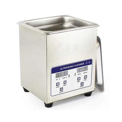 Vista 2 de ATO - Limpiador ultrasónico de 2 litros, con temporizador y calentador, máquina de limpieza ultrasónica portátil para el hogar de 110 V para joyas