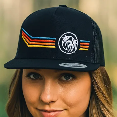 Vista 7 de Aquarius Gorra de béisbol unisex con diseño bordado, gorra de béisbol ajustable (negro)