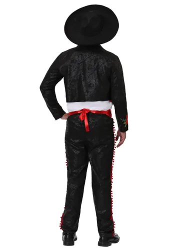 Vista 2 de Disfraz de Mariachi para adulto Multicolor