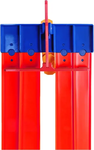 Vista 4 de Abrazadera y puerta de arranque de 4 carriles compatible con Hot Wheels (combo de puerta de arranque de 4 carriles + abrazadera)