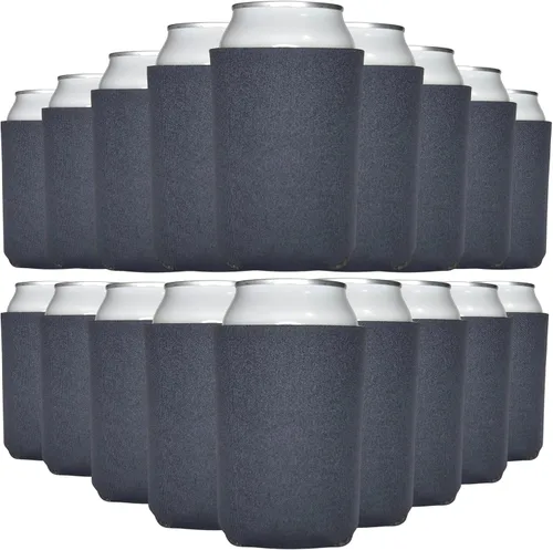 Vista 30 de TahoeBay Blank - Fundas enfriadoras de latas a granel, 12 onzas, paquete de Negro
