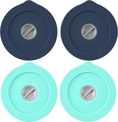 Vista 15 de Tapas de repuesto para Pyrex 7200-PC de 2 tazas, tapa de cobertura de almacenamiento redonda de silicona para tazón de vidrio Anchor Hocking Beige 4