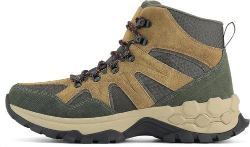 Vista 2 de NORTIV 8 Botas de senderismo impermeables para hombre, botas de trabajo al aire libre
