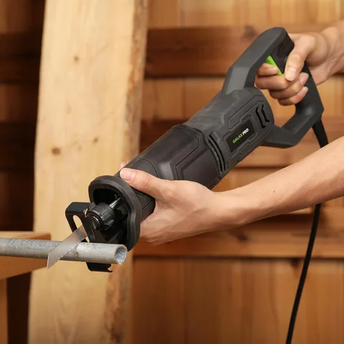 Vista 7 de GALAX PRO Sierra recíproca de 120 V, sierra recíproca con cable de velocidad variable de 6.0 amperios con longitud de carrera de 1-1/8 pulgadas