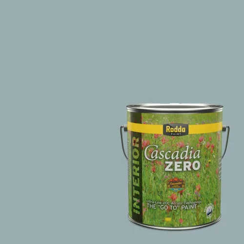 Vista 118 de Rodda Paint CASCADIA XL Pintura e imprimación satinada para exteriores en uno, cuarto de galón, azul playa norte