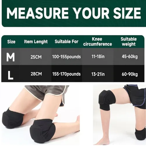 Vista 3 de Rodilleras para mujeres y niñas, rodilleras de voleibol, suaves, transpirables, elásticas para bailar, fútbol, yoga, baloncesto, patinaje, soporte