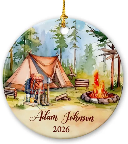 Vista 15 de Adorno de Navidad como abuelo de Navidad 2025, adorno personalizado de nuestra primera Navidad como abuelo para nuevo abuelo, adorno de cerámica