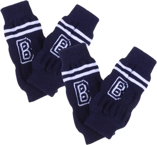 Vista 10 de 4pcs Knitted Dog Leg Warmers with Snug Fit Polyester
