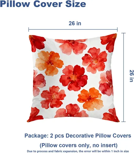 Vista 82 de Batmerry Autumn Pumpkin Templeton Throw Pillow Covers, Green Leaves Paths Forests Decorative Pillow Covers Digital Printing Blended for Couch Sofa