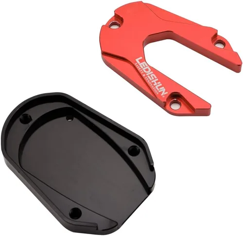 Vista 3 de Soporte de soporte lateral para motocicleta, soporte de placa ampliadora compatible con Honda Rebel 500 300 (2017-2024) (azul)