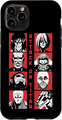 Vista 29 de Attack on Titan Funda Titan Lineup de temporada 4 para iPhone 17