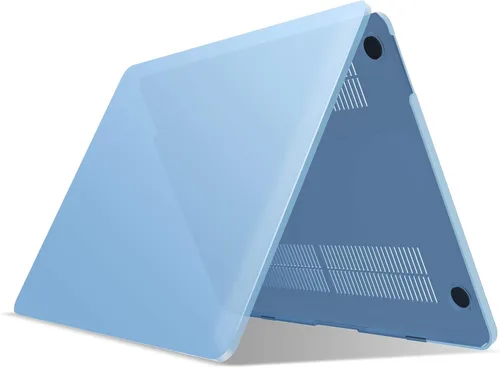 Vista 5 de IBENZER - Carcasa rígida de tacto suave para MacBook Pro de 13 pulgadas con Touch Bar y Touch ID, con funda de teclado y adaptador Type C