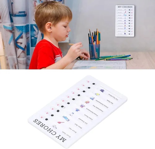 Vista 9 de Tabla de tareas, tablero de mensajes de notas desmontable portátil para lista de tareas para niños, adolescentes y adultos, 7.9 x 4.7 pulgadas