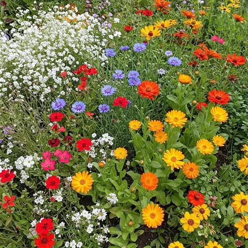 Vista 41 de Ferry Morse Mezcla para Todo Propósito Sol-Sombra a Granel Semillas de Flores Silvestres, 1 lb