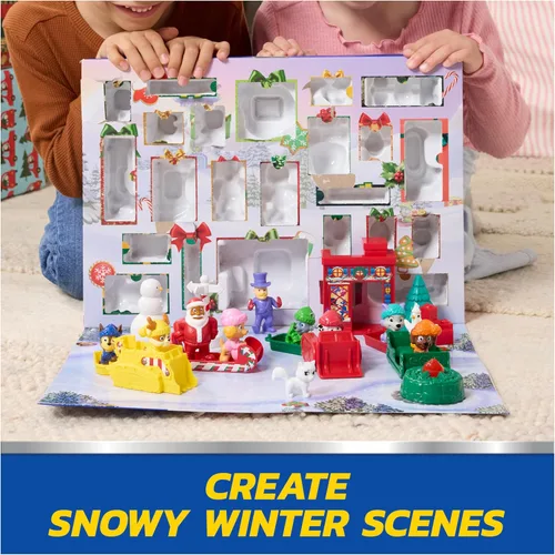 Vista 7 de PAW Patrol Calendario de Adviento Holiday Rescue 2025, mini figuras