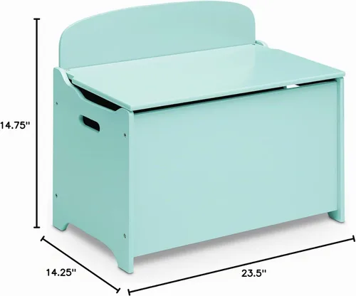 Vista 10 de Delta Children MySize Deluxe - Caja de juguetes, color menta