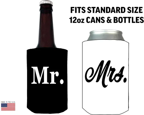 Vista 2 de Rogue River Tactical Mr. and Mrs. - Juego de 2 fundas plegables para botellas de latas y bebidas