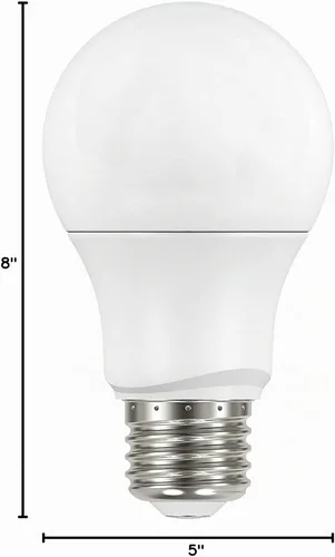Vista 2 de Satco 4PK 9.5W 120V A19 LED E26 Base Media de 800 Lúmenes 2700K