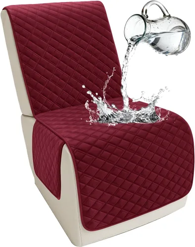 Vista 33 de Arfntevss Fundas para sofá seccional reclinable para sofá seccional en forma de L, funda antideslizante lavable para sofá reclinable con forma de L