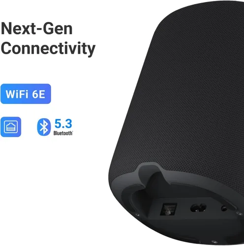 Vista 7 de WiiM Sound Lite Smart Speaker, altavoz inalámbrico multihabitación, negro