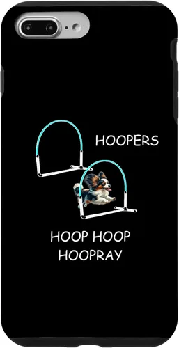 Vista 9 de iPhone 15 Dog Agility Dog Hoopers Papillon - Hoop Hoop Hoopray Case