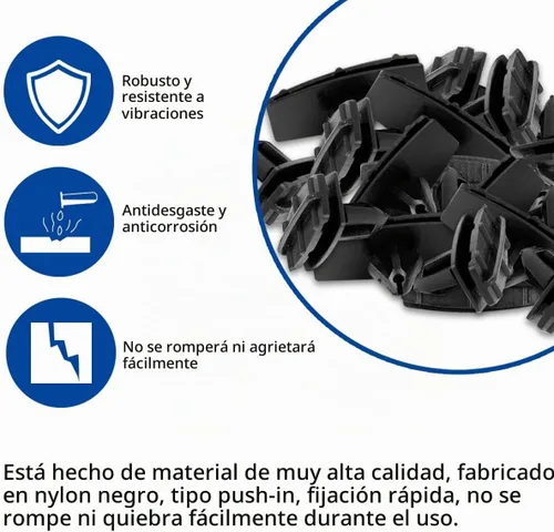 Vista 3 de AICEL 30 clips de guardabarros, clip de retención de moldeo basculante, clips de ajuste de protectores de puerta automática, clip de retención