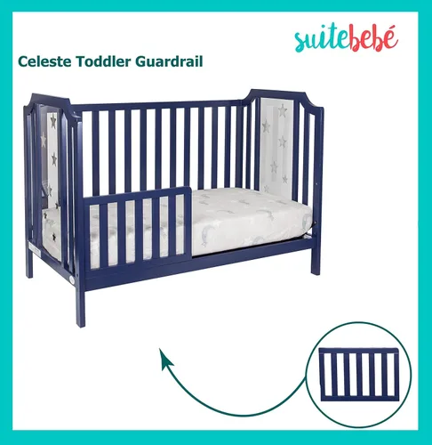 Vista 2 de Suite Bebe - Riel de protección Celeste para niños pequeños - Azul Marino
