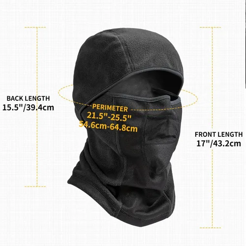 Vista 7 de Balaclava Winter Ski Face Mask Breathable Windproof Thermal for Motorcycle Riding Cycling in Cold Weather