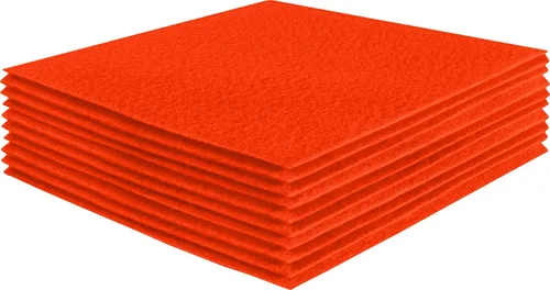 Vista 17 de FabricLA Hojas de fieltro acrílico para manualidades, cuadrados de fieltro precortados suaves de 4 x 4 pulgadas (3.9 in x 3.9 in), utiliza hojas