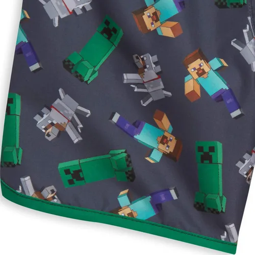 Vista 6 de Minecraft Steve Creeper Alex - Traje de baño de esqueleto para niños pequeños a grandes