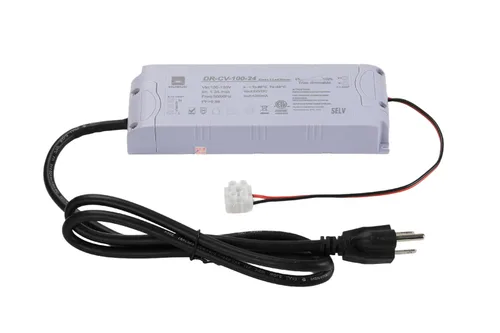 Vista 4 de Controlador LED regulable de 24 V, controlador LED regulable de 100 W, magnético, transformador de 110 V CA a 24 V, compatible con atenuadores