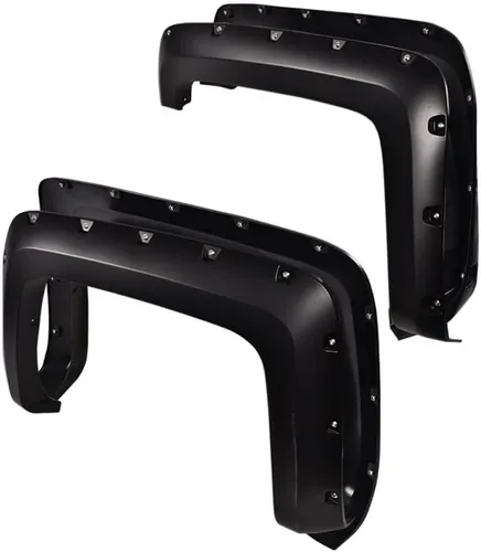 Vista 12 de PIT66 Aletas de parachoques, compatibles con Chevy Silverado 1500 07-13/Silverado 07-14 2500 HD 3500 HD