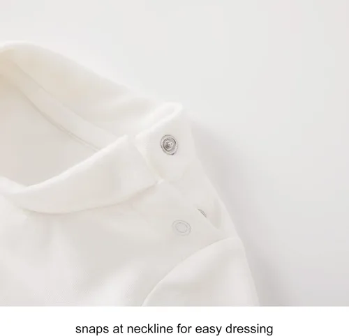 Vista 17 de pureborn Mameluco de algodón súper suave para bebés niños y niñas de 0 a 24 meses