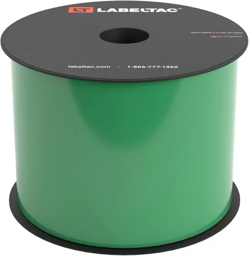 Vista 12 de Suministro de etiquetas LT4/LT4P/LTPX 0.5" x 150' Negro Print Long-Lasting Labels on Durable Water & Chemical Resistant Vinyl - Ideal for a Wide