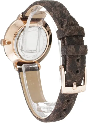 Vista 3 de Michael Kors Mini reloj Pyper de dos manos de acero inoxidable para mujer MK4588 - Reloj de malla de acero inoxidable de dos manecillas
