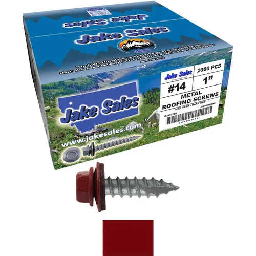 Vista 205 de TORNILLOS PARA TECHOS DE METAL #14: (250) Tornillos x 1" ABC GRIS Tornillo para techo de chapa metálica con cabeza hexagonal y arandela.