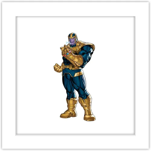 Vista 11 de Trends International Gallery Pops Marvel Comics Avengers - Póster de pared de Thanos, 12 x 12 pulgadas, versión enmarcada en negro